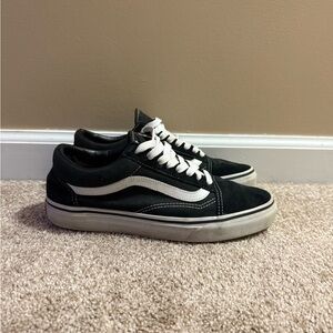 Women’s Vans Black and White Sneakers